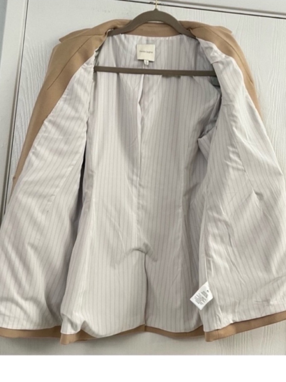 Favorite Daughter The Favorite Blazer Beige Stretch Jacket Neutral Size XL - Picture 10 of 13